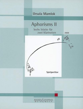 BB3248 Aphorisms no.2 fr 2 Klarinetten