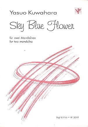 Sky blue Flower fr 2 Mandolinen Spielpartitur