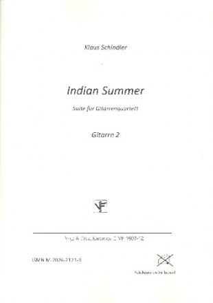 Indian Summer fr 4 Gitarren, Bass und Percussion Gitarre 2