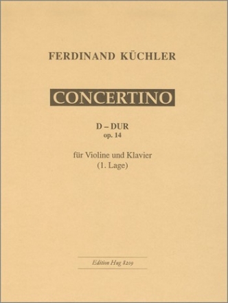 Concertino D-Dur op.14 fr Violine und Klavier