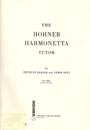 The Hohner Harmonetta Tutor (en)