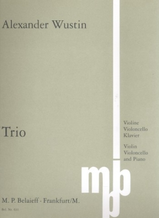 Trio fr Violine, Violoncello und Klavier Stimmen