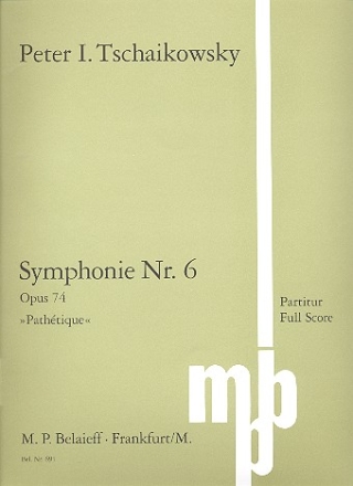 Sinfonie Nr.6 op.74 (Pathetique) fr Orchester Partitur