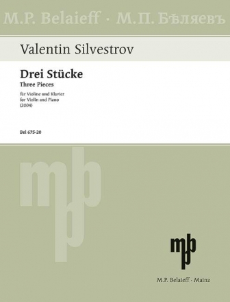 20 Melodien der Augenblicke - 3 Stcke (2004) fr Violine und Klavier