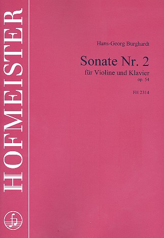 Sonate Nr.2 op.54 fr Violine und Klavier