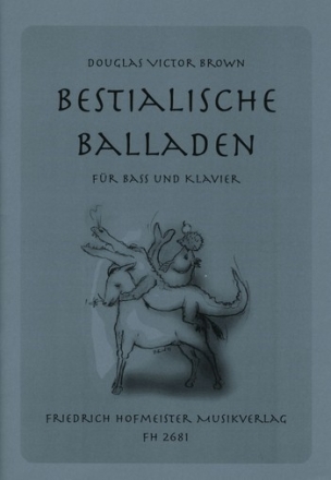 Bestialische Balladen fr Ba und Klavier