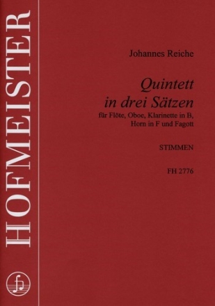Quintett fr Flte, Oboe, Klarinette, Horn und Fagott Stimmen