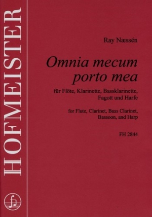 Omnia Mecum Porto Mea fr Flte, Klarinette, Baklarinette, Fagott und Harfe