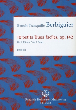 10 petits duos faciles op.142 fr 2 Flten 2 Spielpartituren