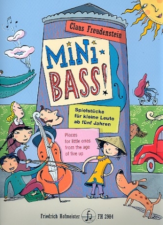 Mini Bass fr Kontrabass (E-Bass) (plus Melodiestimme/Gesang mit Text) (dt/en)