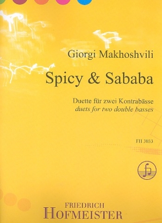 Spicy & Sababa fr 2 Kontrabsse Partitur und Stimmen