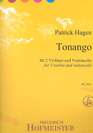 Tonango fr 2 Violinen und Violoncello Partitur und Stimmen
