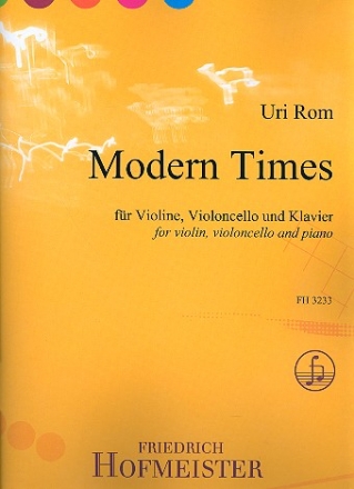 Modern Times fr Violine, Violoncello und Klavier Stimmen