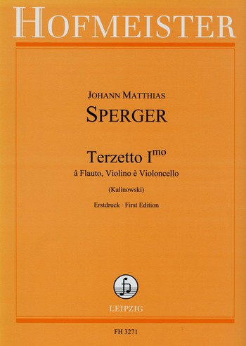 Terzett Nr.1 fr Flte, Violine und Violoncello Partitur und Stimmen
