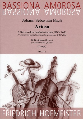 Arioso BWV1056 fr 4 Kontrabsse Partitur und Stimmen
