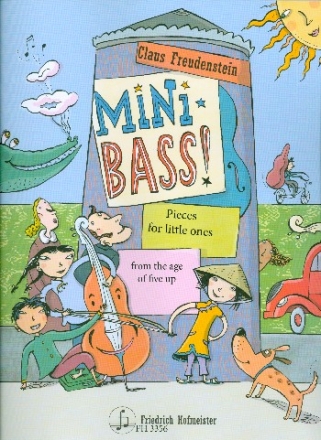 Mini Bass for double bass (E-Bass) (with melody/voice and lyrics) (english edition)