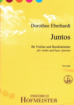 Juntos fr Violine und Bassklarinette 2 Spielpartituren