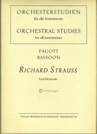 Orchesterstudien Fagott Band 7