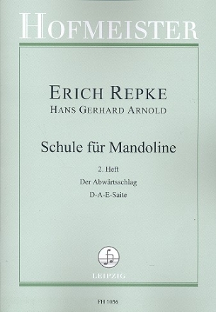 Schule fr Mandoline Band 2 Der Abwrtsschlag (D-A-E-Saite) fr Mandoline