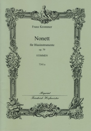 Nonett op.79 fr 2 Oboen, 2 Klarinetten, 2 Hrner, 2 Fagotte, Kontrafagott Stimmen