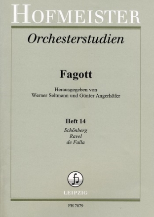 Orchesterstudien Fagott Band 14