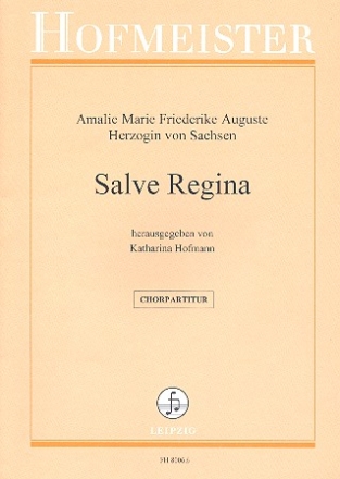 Salve Regina fr gem Chor und Orchester Chorpartitur