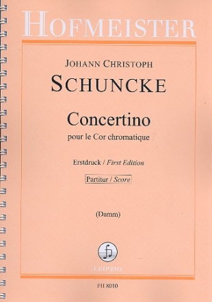 Concertino pour le cor cromatique fr Horn und Orchester Partitur