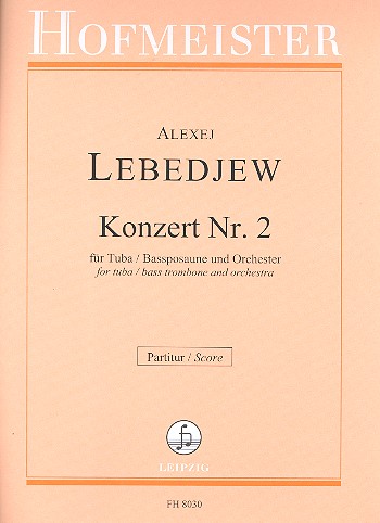 Konzert Nr.2 fr Tuba (Baposaune) und Orchester Partitur