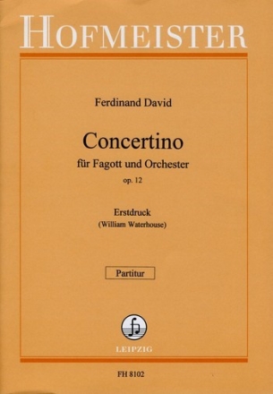 Concertino op.12 für Fagott und Orchester Partitur