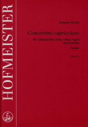 Concertino capriccioso fr Blockflte, Flte, Oboe, Fagott, Streicher