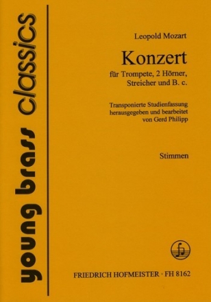 Konzert fr Trompete und Orchester Stimmensatz