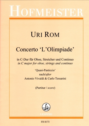 Concerto 'L'Olimpiade' fr Oboe, Streicher und Bc Partitur