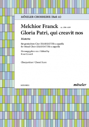 Gloria Patri, qui creavit nos gemischter Chor (SSAB/SATTB) Chorpartitur