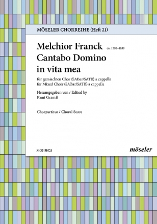 Cantabo Domino in vita mea gemischter Chor (SSA/SATB oder SAT/ATTB) Chorpartitur