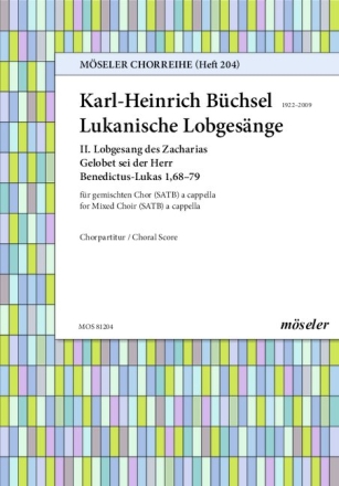 Lukanischer Lobgesang gemischter Chor (SATB) Chorpartitur