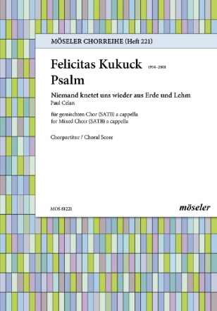 Psalm gemischter Chor (SATB) Chorpartitur