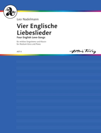 Vier englische Liebeslieder fr mittlere Singstimme und Klavier