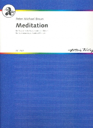 Meditation fr 3-x Instrumente Partitur und Stimmen