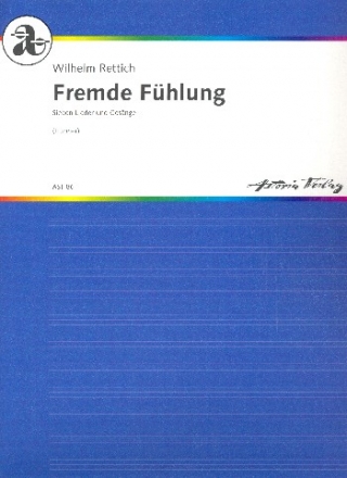 Fremde Fhlung op.107 fr Bariton, Violoncello und Klavier Partitur