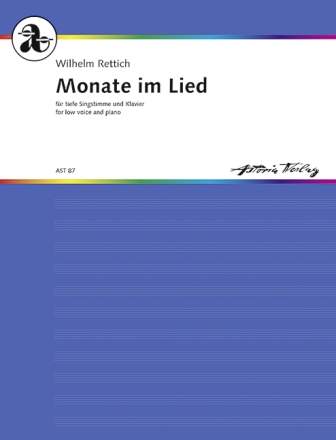 Monate im Lied op. 128 fr tiefe Stimme und Klavier Zwlf Lieder und Gesnge