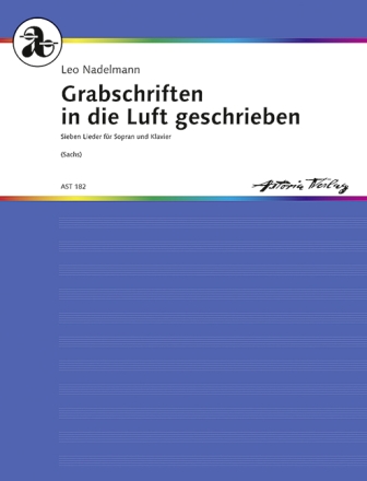 Grabschriften in die Luft geschrieben Sieben Lieder fr Sopran und Klavier