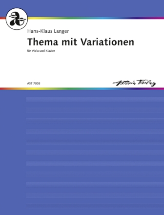 Langer, Hans-Klaus Thema mit Variationen fr Viola und Klavier