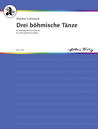 Drei Bhmische Tnze WV 58 B fr Blserquintett und Klavier