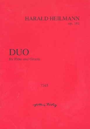Duo op.181 fr Flte und Gitarre Partitur und Stimme
