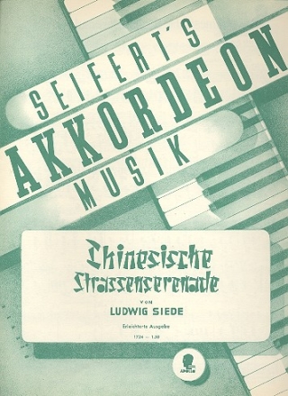 Chinesische Straenserenade fr Akkordeon (erleichterte Ausgabe)