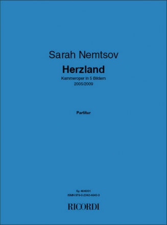 Nemtsov, Herzland fr Sopran, Bariton und Kammerorchester Partitur