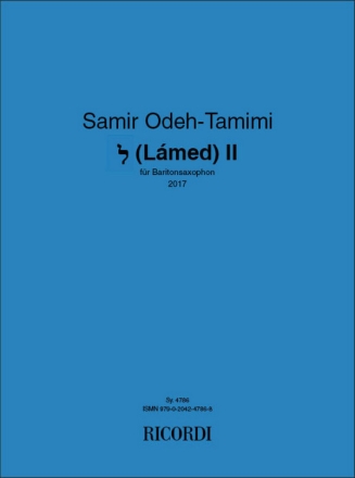 Samir Odeh-Tamimi, Lmed II Baritone Saxophone Buch