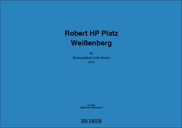Weienberg (2010) fr Spielzeugklavier (oder Klavier)