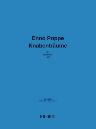 Enno Poppe, Knabentrume (1995) Chamber Ensemble Partitur