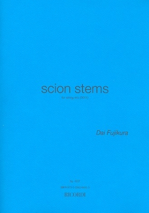 Scion stems fr Violine, Viola und Violoncello Partitur